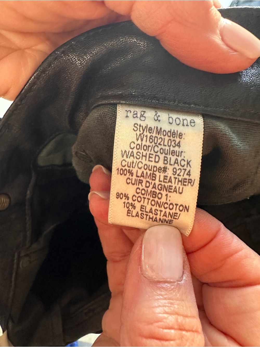 Leather Rag & Bone Pants - Picture 7 of 7